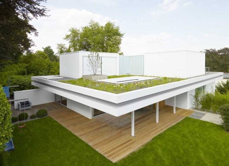 Проекты домов с плоской крышей: лучшие идеи для строительства и оформления