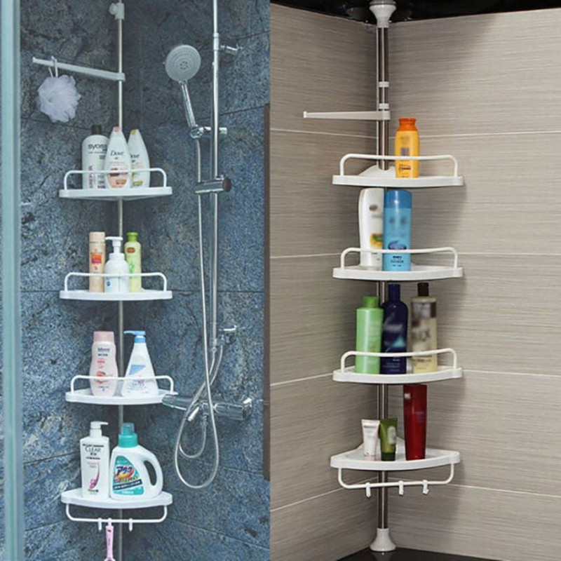 Полки для ванных комнат: виды, материалы и стилевое оформление