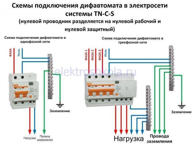 Схема подключения однофазного узо без заземления - tokzamer.ru