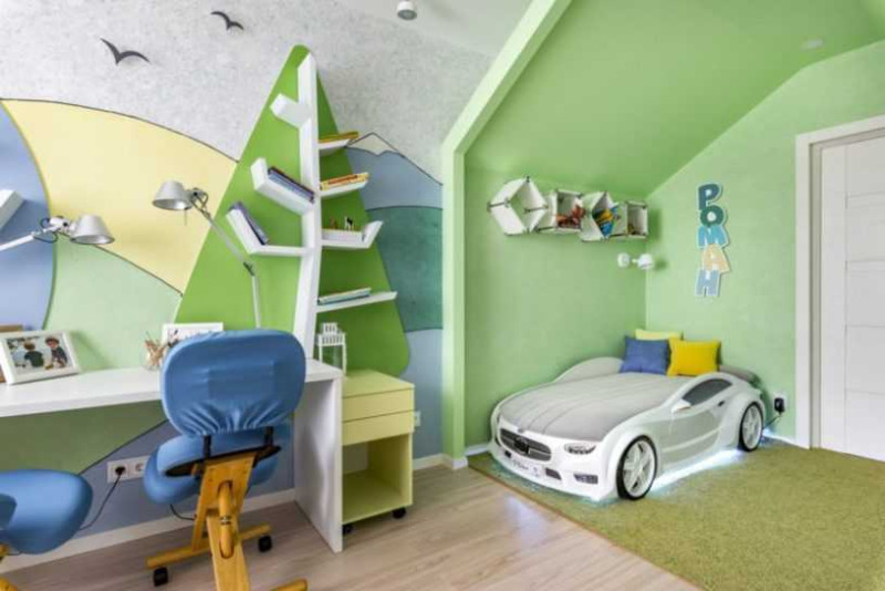 Обои для детской комнаты для мальчика: выбор отделки с учетом возраста ребенка