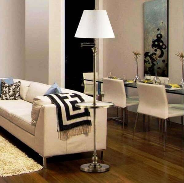 Торшер со столиком: функциональный и удобный способ украшения помещения
