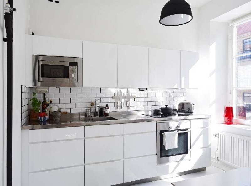 Белая кухня: фото классических и современных вариантов оформления