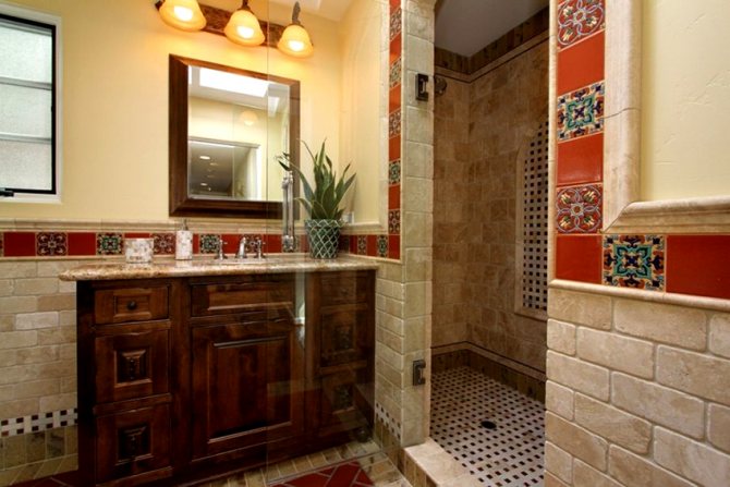 Полки для ванных комнат: виды, материалы и стилевое оформление